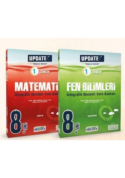 Okyanus 8. Sınıf Update Mat. Fen Infografik S. Bank. Set 1.Dönem