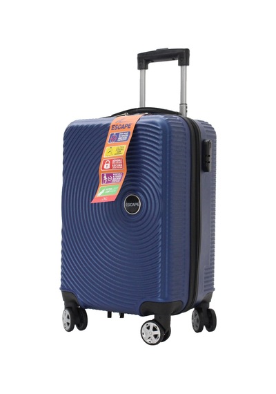 Escape Vlz 072-set Abs 8 Tekerlekli Büyük, Orta, Kabin Boy Valiz, Bavul Seti, Lacivert