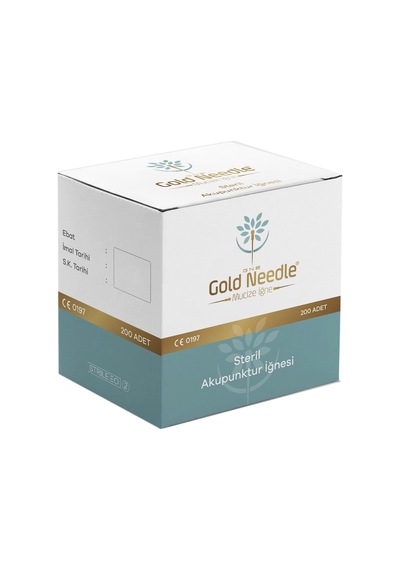 Gold Needle Steril Akupunktur İğnesi 0.30x50mm 200 ADET