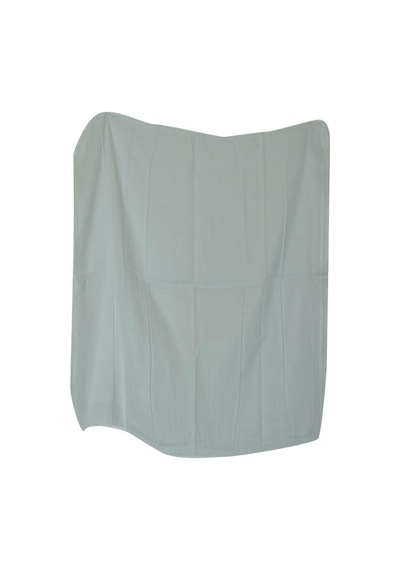 Krep Kese Banyo Hamam Köpük Torbası Beyaz 48 X 113 Cm