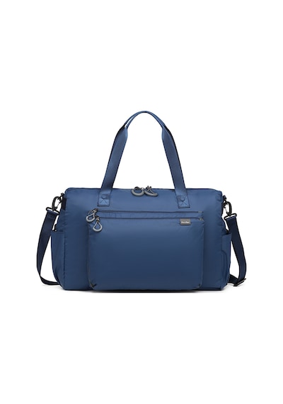 Smart Bags Lacivert Büyük Boy Çok Cepli Ekstra Hafif Kumaş Seyahat Çantası