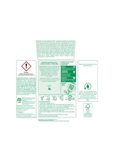 Air Wick Elektrikli Kit Oda Kokusu Temizliğin Esintisi (1 Adet Cihaz + 1 Adet Yedek Şişe)