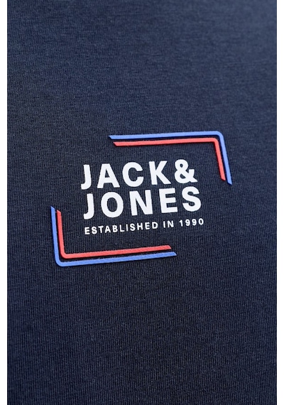 Jack & Jones Jjecorp Graphic Erkek Tişört Lacıvert