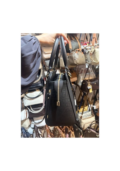 Miami Polo Club Orijinal Kadın Gold Detaylı El Ve Omuz Çantası Uzun Askısı Mevcuttur En 24 Cm Boy 24 Cm Siyah 17363913