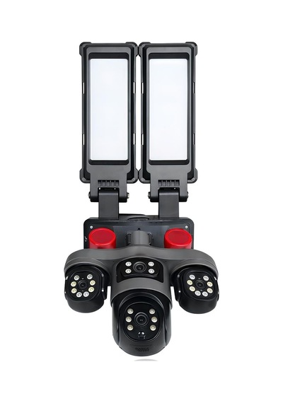 Onqam On-sg5220-aov 4g Solar Güvenlik Kamerası 2 Lens 3mp - 7-24 Kayıt