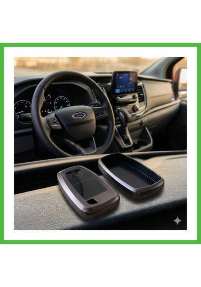 Vaveni Ford Custom Uyumlu Smart 3 Buton Silikon Oto Anahtar Kumanda Kabı Kılıf Gri Arz