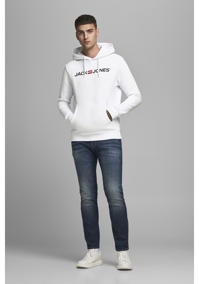 Jack & Jones Jack Jones Erkek Sweatshirt 12137054 Whıte 479338 Beyaz