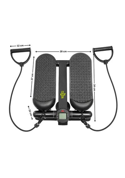 Kardiyo Ve Sıkılaşma Seti - Mini Stepper + El Bilek Ağırlığı + 5'li Direnç Bandı + Atlama İpi