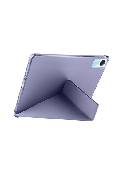 Xiaomi Redmi Pad Se Uyumlu Kalem Bölmeli Standlı Kılıf + Ekran Koruyucu + Kalem 3'lü Set Kılıf