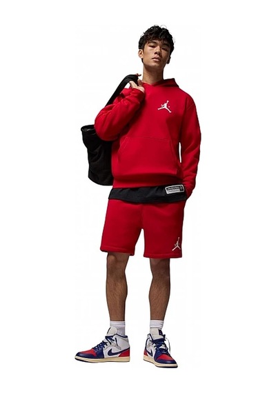 Nike Jordan Jumpman Fleece Pullover Hoodie Kırmızı Erkek Sweatshirt Kırımızı