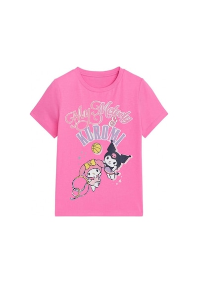 Sea Bubbles Kuromi Kız Çocuk Tişört St10392 Pembe