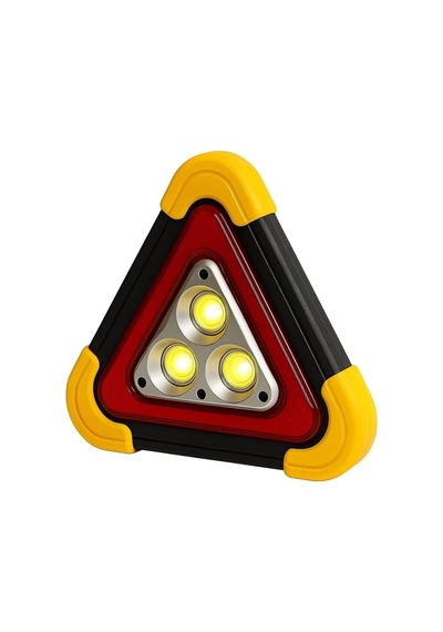 Vıvaluxe Dp-209 Şarjlı Led Üçgen Reflektör Stop Lambası, Çok Fonksiyonlu Acil Durum Uyarı Işığı, Usb Şarj E