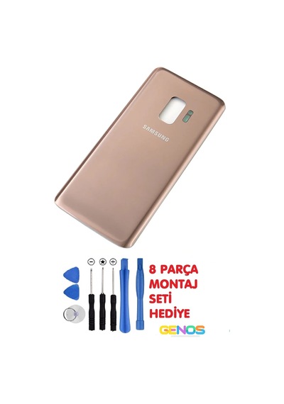 Samsung Galaxy Uyumlu S9 Plus G965f Arka Cam Kapak Batarya Pil Kapağı Gold Diğer