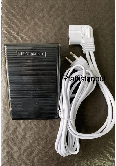 Pfaff Elektronik Pedal Ve Kablosu - Beyaz Kablolu - Uymlu Modeller İçin Açıklama Kısmına Bakınız.