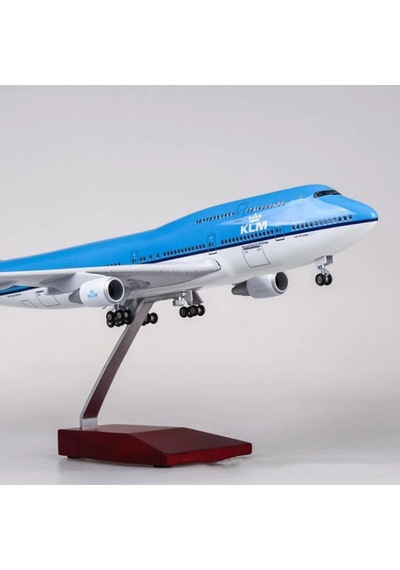 Klm Air Boeing 747 Yolcu Uçağı Model Uçak 1/160 Ölçek 47cm