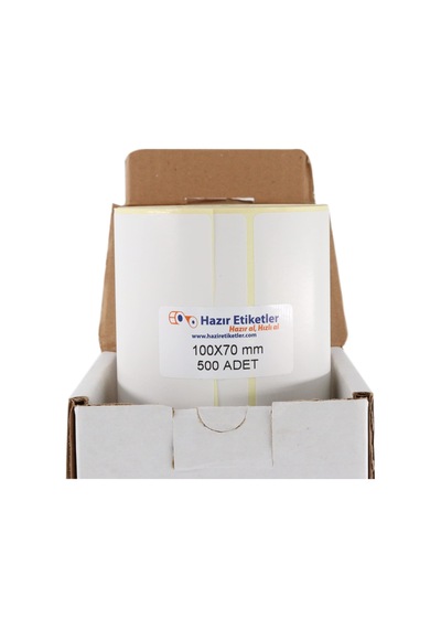 Lexroo Kargo Etiketi Eko Termal Etiket 100mm X 70mm Ruloda 500 Adet 40mm Kuka Çapında Direk Termal Diğer