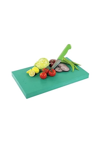 Türkay Polietilen Kesme Tahtası. Kesim Levhası Yeşil 30X50X4 Cm