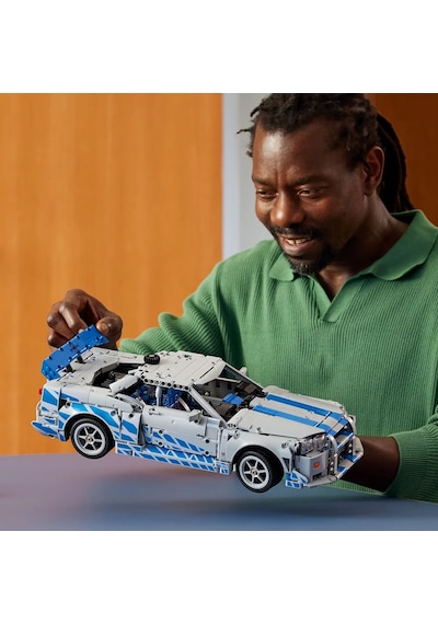 LEGO® Technic™ Daha Hızlı Daha Öfkeli Nissan Skyline Gt-R (R34) Araba 42210 - 18+ Yaratıcı Araç Modeli Yapım Seti (1410 Parça)