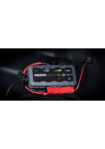 Noco Boost HD GB70 12V 2000 Amper Lityum Akü Takviye + Powerbank + Led Lamba