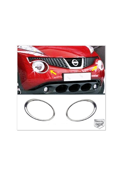 Nissan Juke Krom Far Çerçevesi 2 Prç. 2010-2014 Arası P. Çelik