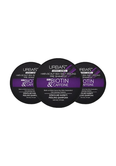 Urban Care Expert Biotin & Kafein Peeling Şampuan 200 Gr X 3