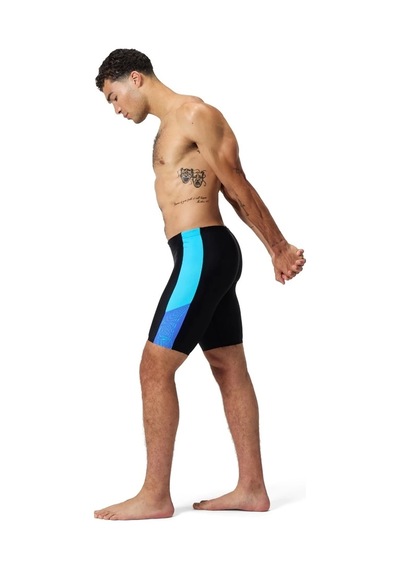 Speedo Dive Splice Jam-mer Erkek Yüzücü Mayosu Siyah Siyah