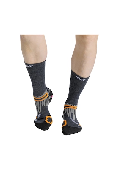 X-bıonıc X-bionic X-socks Hike Anatomix Merino Crew Unisex Çorap 1009 Gri