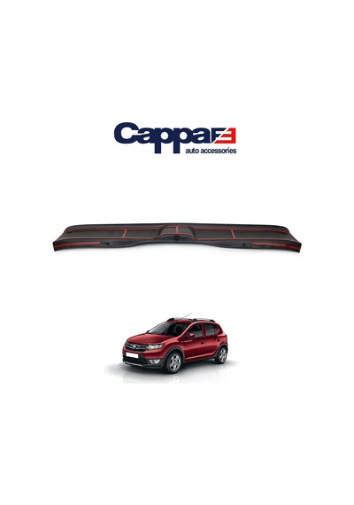 Cappafe Dacia Sandero Arka Tampon Eşiği Koruma Mat Abs 2012-› N11.5546
