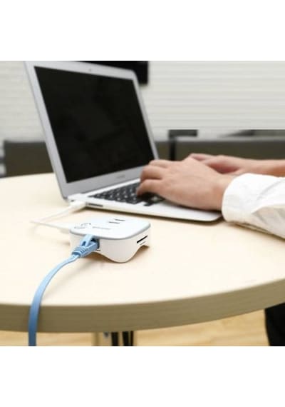 Baseus 4in1 Hub Usb 3.0 Rj45 Tf Sd Kart Okuyucu Ethernet Girişli Kalem Yerli Notebook Adaptörü