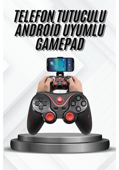 Techmrt Yeni Nesil X3 Gamepad Android Uyumlu Telefon Tutucu Özellikli Joystick