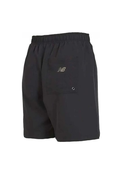New Balance Baskılı Erkek Siyah Deniz Şortu Mns1324-bk