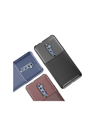 Oppo Reno 10X Zoom Kilif Karbon Silikon Case 361625762