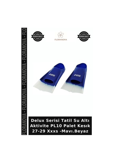 Delux Serisi Tatil Su Altı Aktivite Pl10 Palet Kesık 27-29 Xxxs -mavı.beyaz Mavi - Beyaz