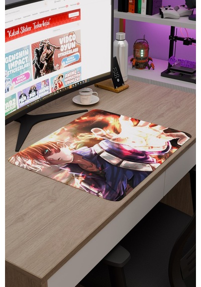 Shoto Todoroki Anime V2 - 48x40 Xl Gaming Kauçuk Kaymaz Taban Mouse Pad Fare Altlığı