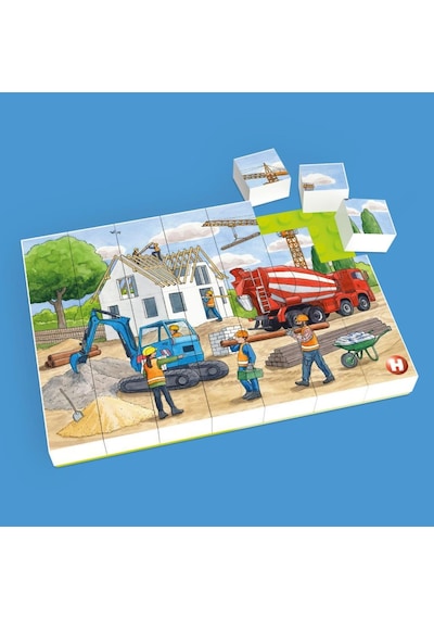 Hubelino 35 Parça Puzzle İnşaat Sahası 410207