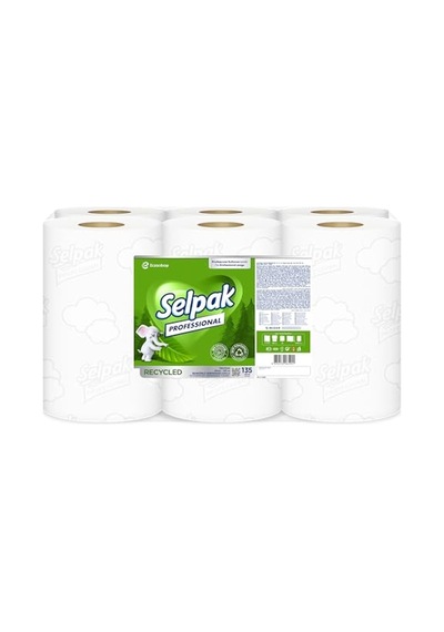 Selpak Professional Recycled Sensörlü Havlu, 135 Metre Açik Gri