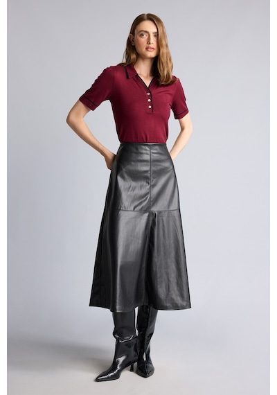 Defacto Regular Fıt Polo Yaka Bordo Tişört G9226ax26aubr506 Bordo-br506