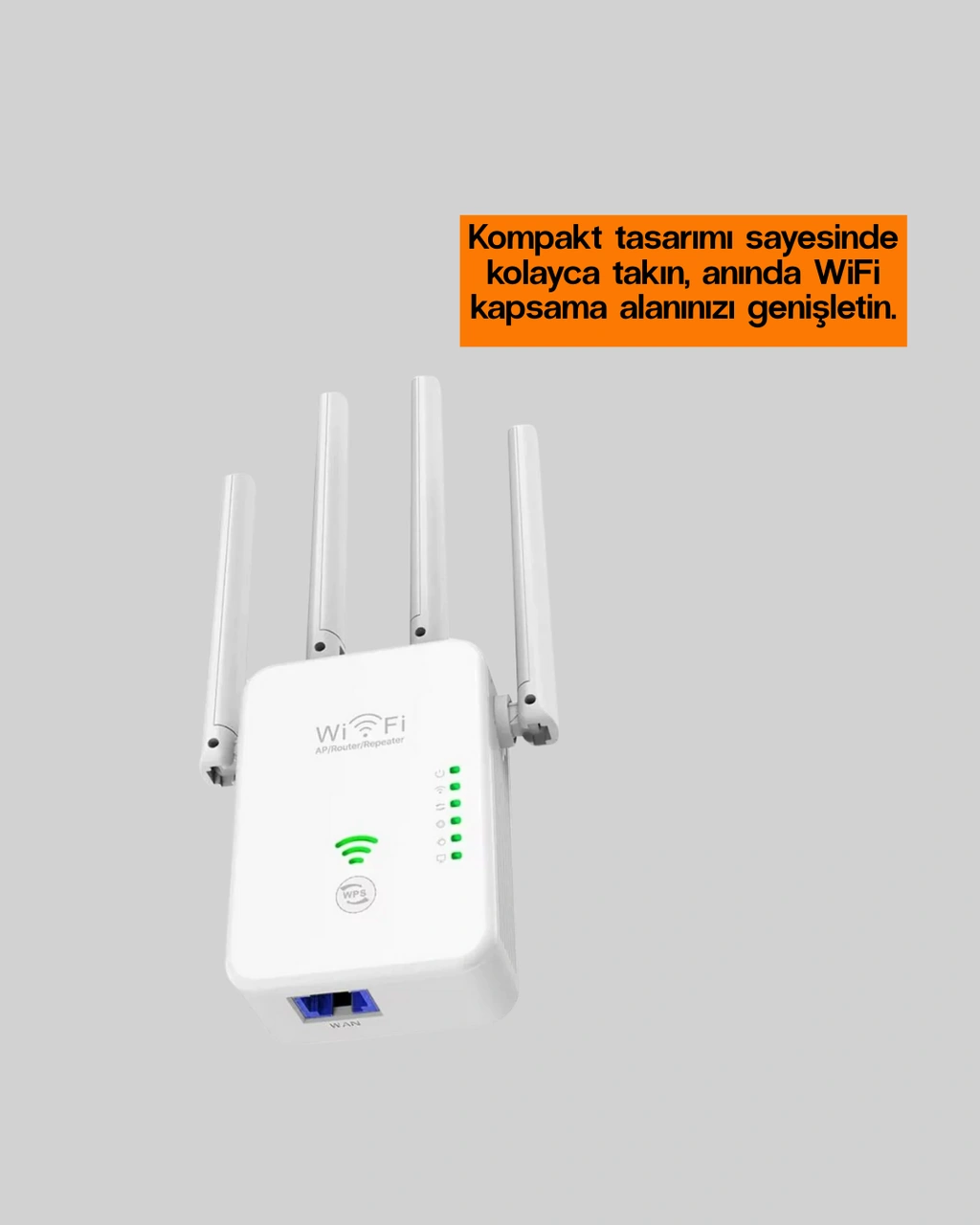 Astraltech Wps Destekli 2.4ghz + 5ghz Wifi Sinyal Güçlendirici