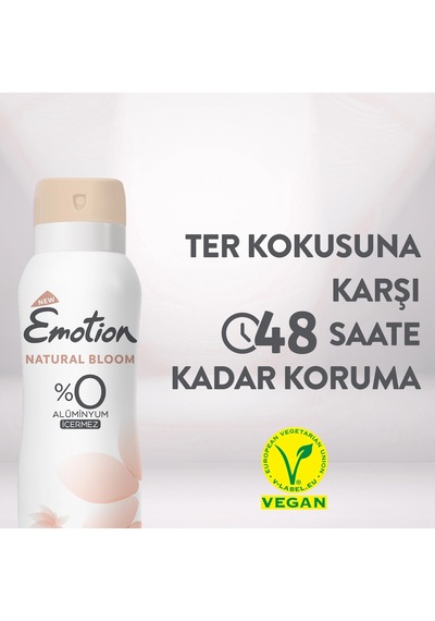 Deodorant Sprey & Natural Bloom Kadin 150ml
