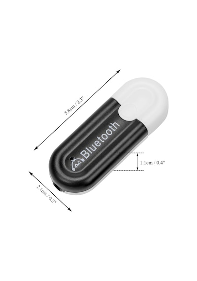 Store Usb Bluetooth 5.0 Ses Alıcı Adaptör Aux 3.5mm Çıkışlı Kablosuz Müzik Alıcısı, Hoparlör Ve Ses Sistemlerini Bluetooth Lu Hale Getiren Dongle Receiver Zr1138