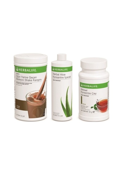 Herbalife Çikolatalı Shake + Aloevera + 50 Gr Klasik Çay