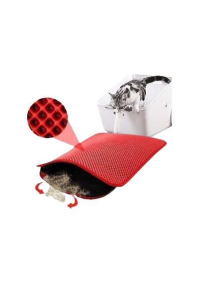 Elekli Kedi Kumu Paspası Küçük Boy Gri