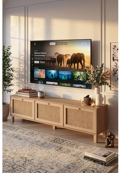Dune Tv Ünitesi Sehpası Ahşap Ayaklı 3 Ahşap Jüt Kapaklı 180cm Sepet-jüt Dn2-sj Kahverengi Dune Tv Ünitesi Sehpası Ahşap Ayaklı 3 Ahşap Jüt Kapaklı 180cm Sepet-jüt Dn2-sj Kahverengi