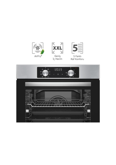 Simfer 8210 10 Fonksiyon Airfry Plus Inox Ankastre Fırın Dijital