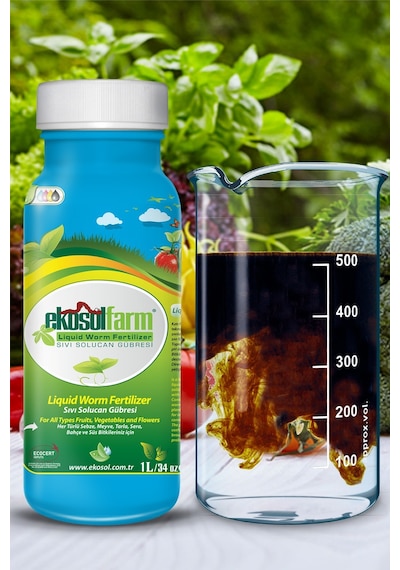 Ekosol Farm Sıvı Solucan Gübresi 2 x 1 L
