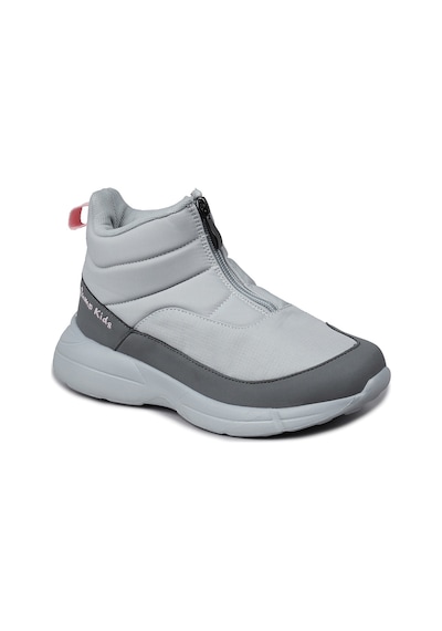 Jump 29177 Fermuarlı Gri - Koyu Gri Kız Çocuk Günlük Bot Gri