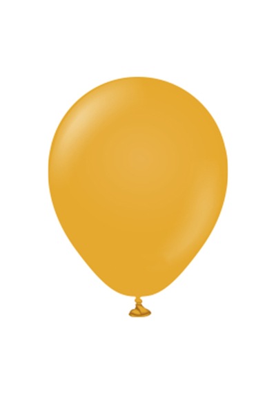 Retro Zerdeçal Pastel Balon 10 Lü 5 İnç Çok Renkli