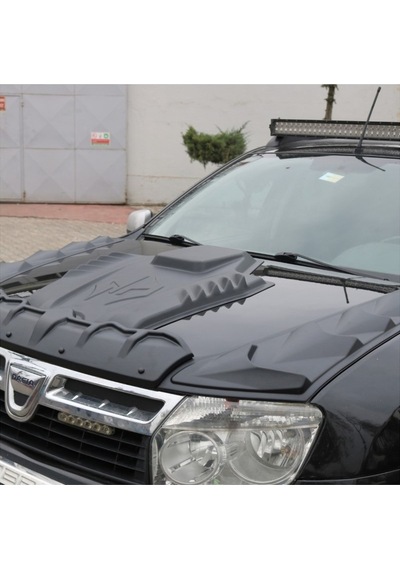 Dacia Duster Uyumlu 2018-2024 Ön Kaput Scoop Ve Dragon Set 4 Parça