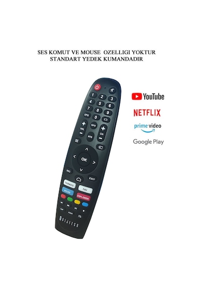 Dijitsu Uyumlu Profilo Android Smart Led Tv Kumanda Ses Komutsuz