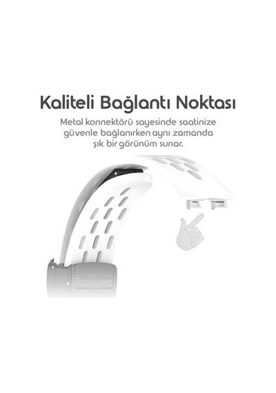 10-9-8 İle Uyumlu Delikli Tasarım Air Loop Silikon Kordon Manyetik Toka Mekanizmalı Nefes Alabilirlik Sağlayan Deform